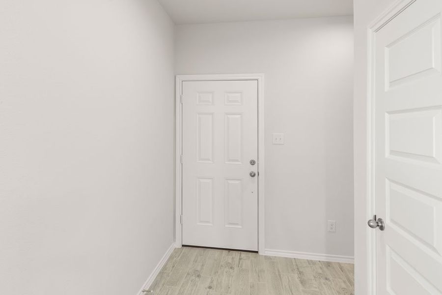 Front exterior of a new home in Northspur, Terrell, TX, highlighting curb appeal (Image 4). Front exterior of a new home in Northspur, Terrell, TX, highlighting curb appeal (Image 4).