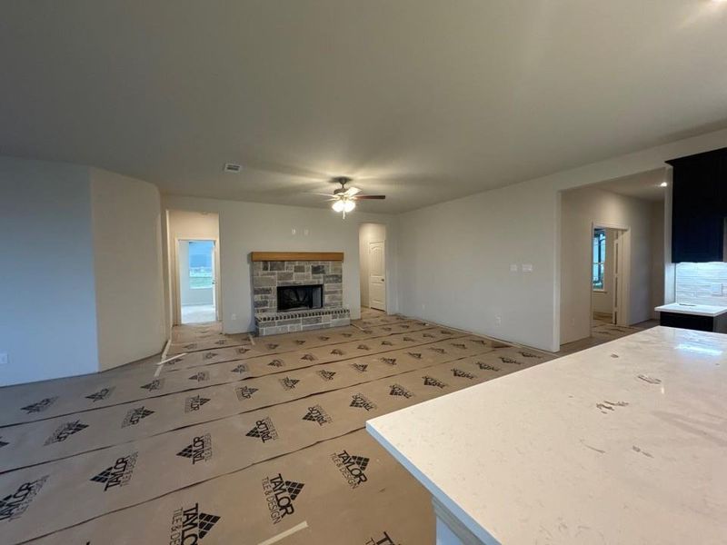 In-progress construction of a new home in Fairview Meadows, New Fairview, TX (Image 6). In-progress construction of a new home in Fairview Meadows, New Fairview, TX (Image 6).