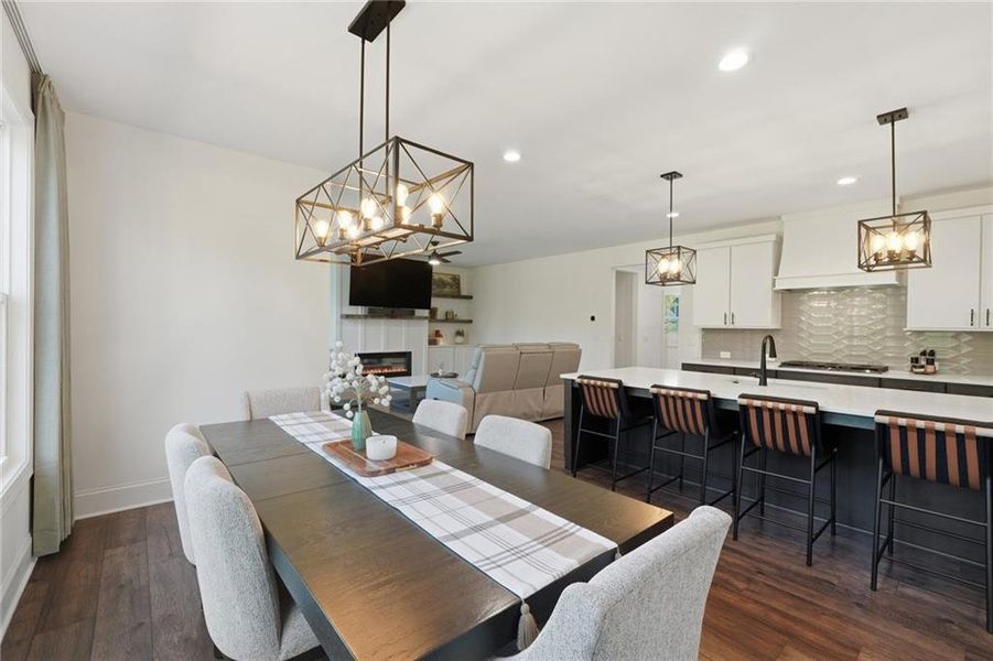 Furnished interior view inside a new home in , Woodstock (Image 37).
