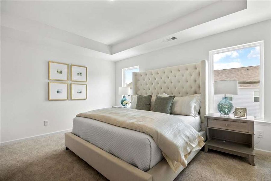 Furnished interior view inside a new home in , Conyers (Image 12).