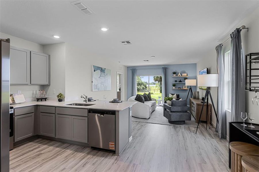 Furnished interior view inside a new home in , Haines City (Image 28).