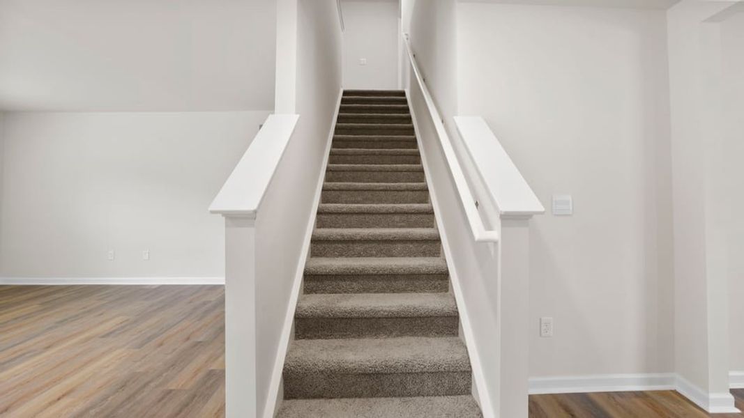 Spacious, unfurnished interior of a new home in Bentley Park, Greenwood (Image 28). Spacious, unfurnished interior of a new home in Bentley Park, Greenwood (Image 28).