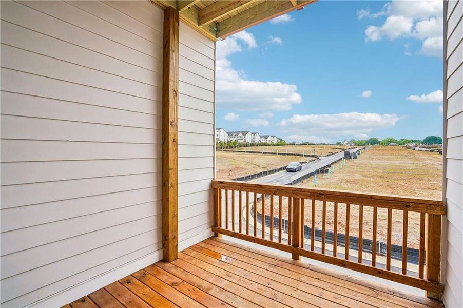 Exterior details and patio area of a home in Waterhaven, Cumming (Image 4).