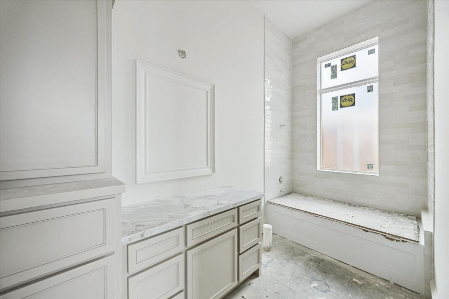 Progress photo from December 2025 - Secondary Bathroom