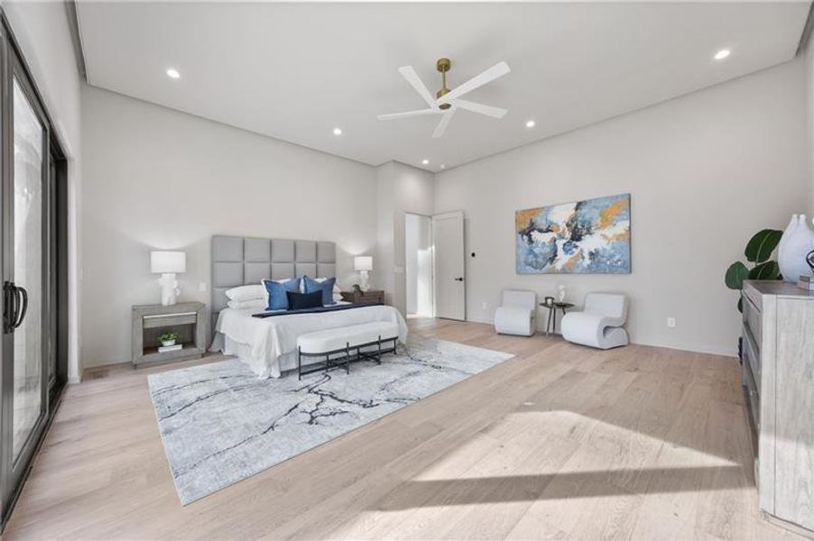 Furnished interior view inside a new home in , Sandy Springs (Image 20).