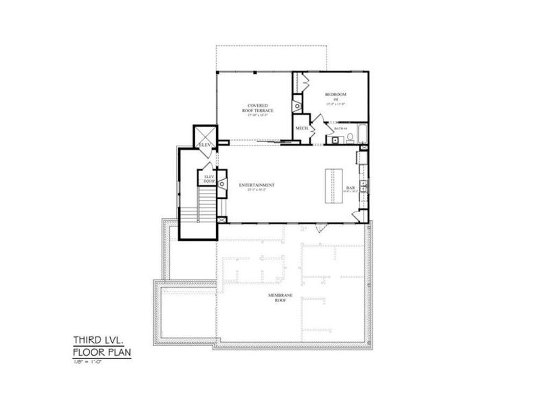 2D floor plan layout of this home in South on Main, Woodstock, GA (Image 3).