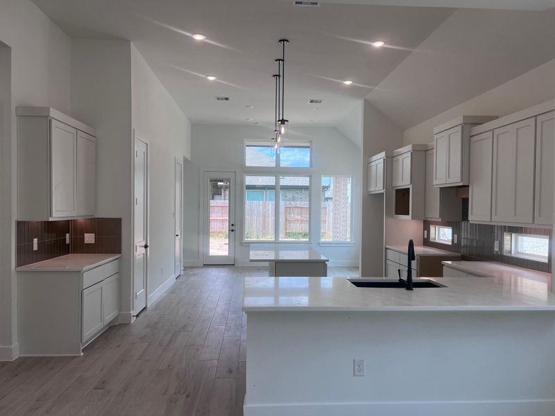 Furnished interior view inside a new home in Wood Leaf Reserve, Tomball (Image 8).