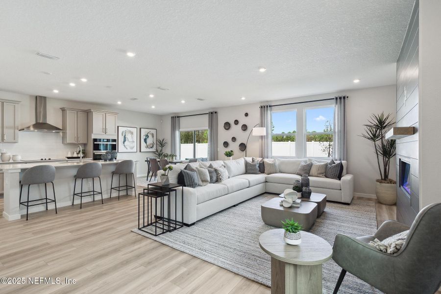 Furnished interior view inside a new home in Magnolia Series at Seminole Palms, Palm Coast (Image 14).