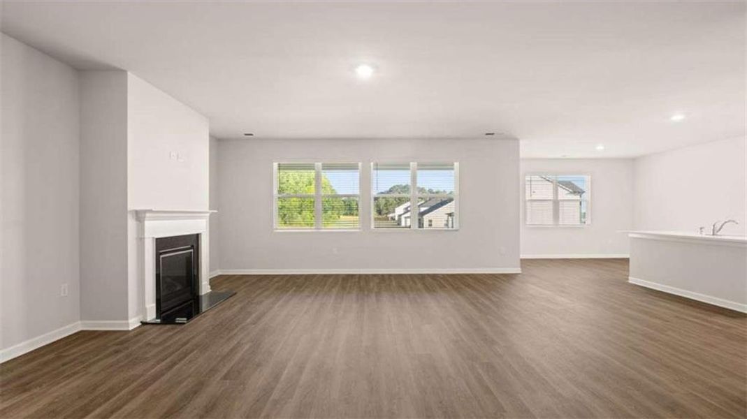 Spacious, unfurnished interior of a new home in Preserve at Dove Creek, Statham (Image 31).