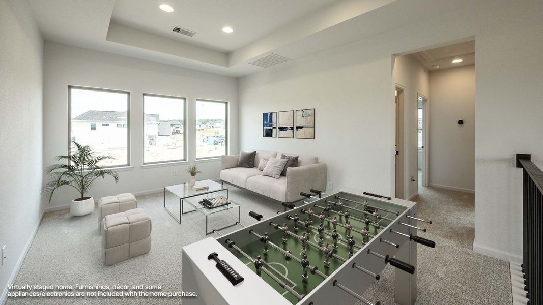 Furnished interior view inside a new home in Santa Rita Ranch - Tierra Rosa, Liberty Hill (Image 7).