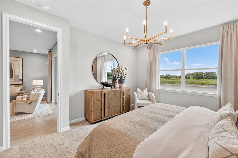 Furnished interior view inside a new home in Crosswind Ranch, Parrish (Image 17).