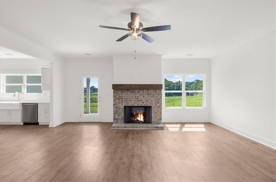 Spacious, unfurnished interior of a new home in , Cumming (Image 55).