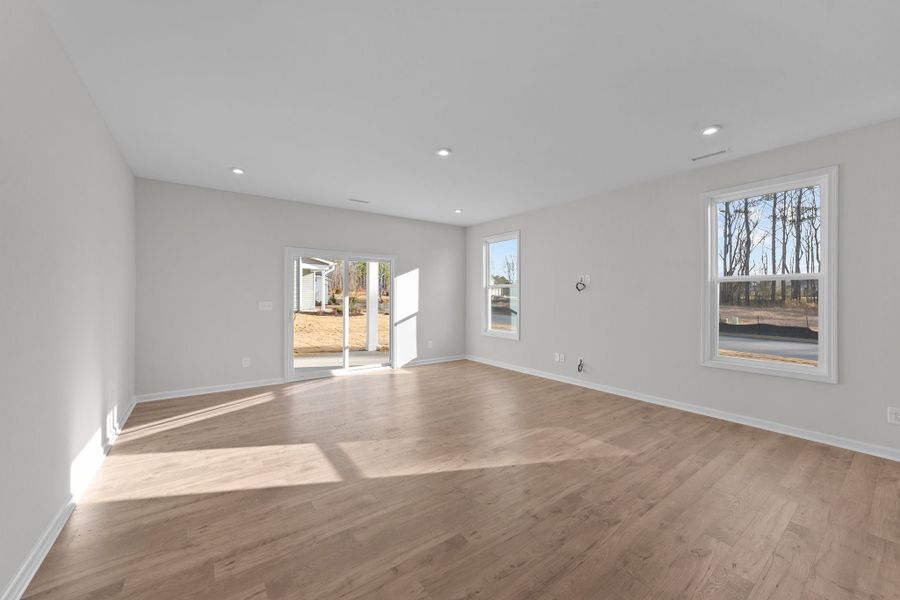 Representative unfurnished interior of a home built from the The Holly by Chesapeake Homes in The Farm at Neill's Creek, Lillington (Image 19). Representative unfurnished interior of a home built from the The Holly by Chesapeake Homes in The Farm at Neill's Creek, Lillington (Image 19).