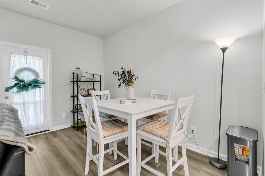 Furnished interior view inside a new home in Boykins Run Townhomes, Moncks Corner (Image 10). Furnished interior view inside a new home in Boykins Run Townhomes, Moncks Corner (Image 10).
