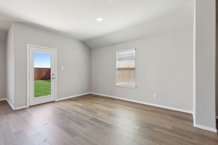 Dining Room in the Harrison home plan by Trophy Signature Homes – REPRESENTATIVE PHOTO