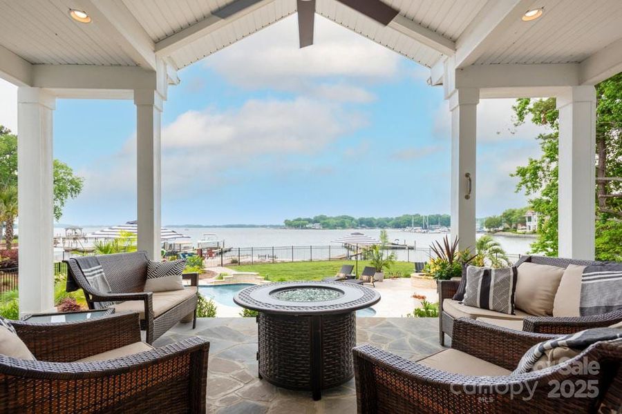 Exterior details and patio area of a home in , Lake Norman of Catawba (Image 22). Exterior details and patio area of a home in , Lake Norman of Catawba (Image 22).