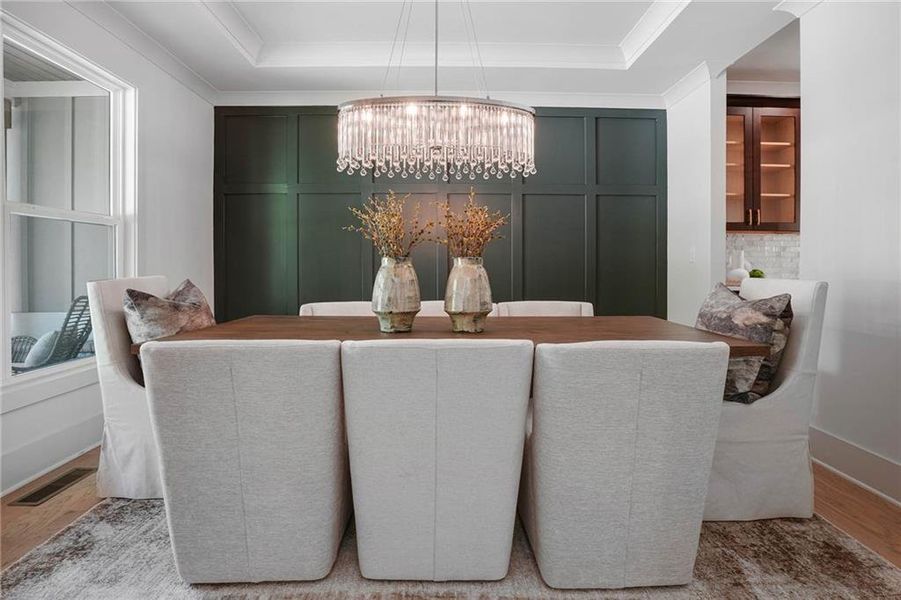 Furnished interior view inside a new home in Steeplechase, Hoschton (Image 11).