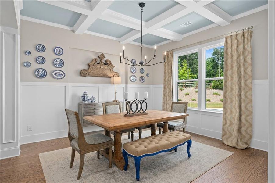 Furnished interior view inside a new home in , Cumming (Image 10).