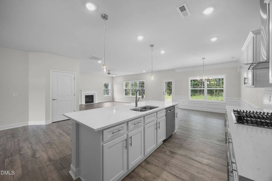 Furnished interior view inside a new home in Charlotte's Ridge, Middlesex (Image 8).
