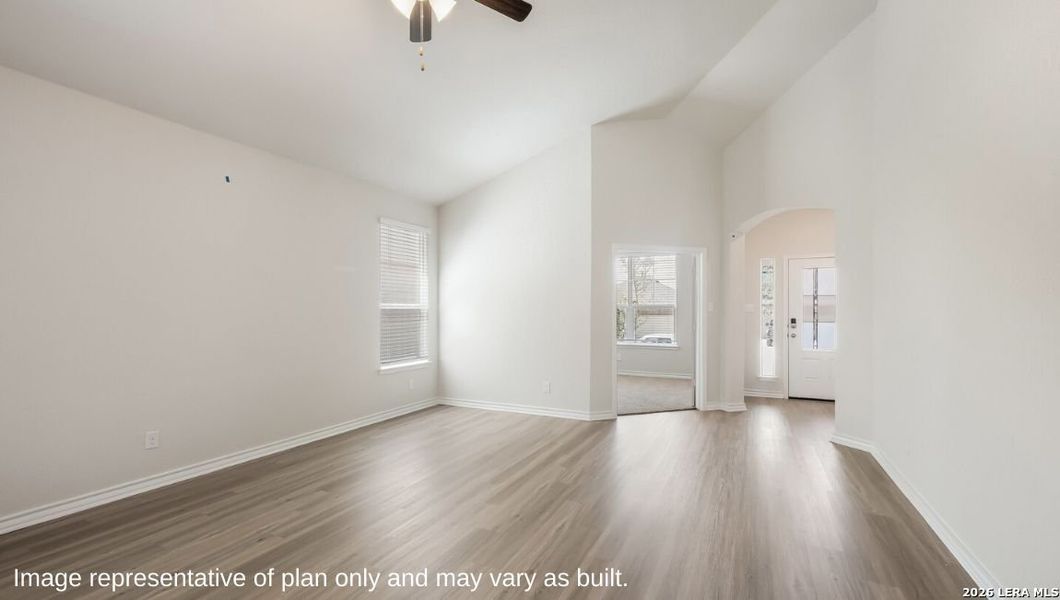 Spacious, unfurnished interior of a new home in Riverstone at Westpointe, San Antonio (Image 17).