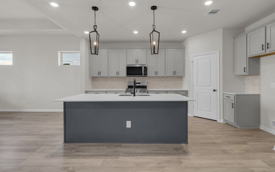 Furnished interior view inside a new home in Elyson, Katy (Image 6). Furnished interior view inside a new home in Elyson, Katy (Image 6).