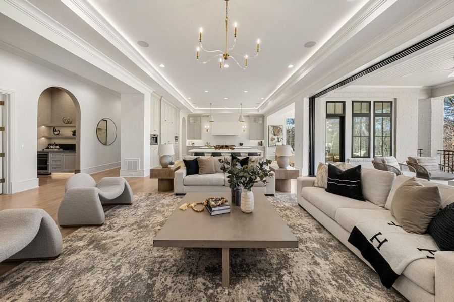 Furnished interior view inside a new home in , Milton (Image 70).