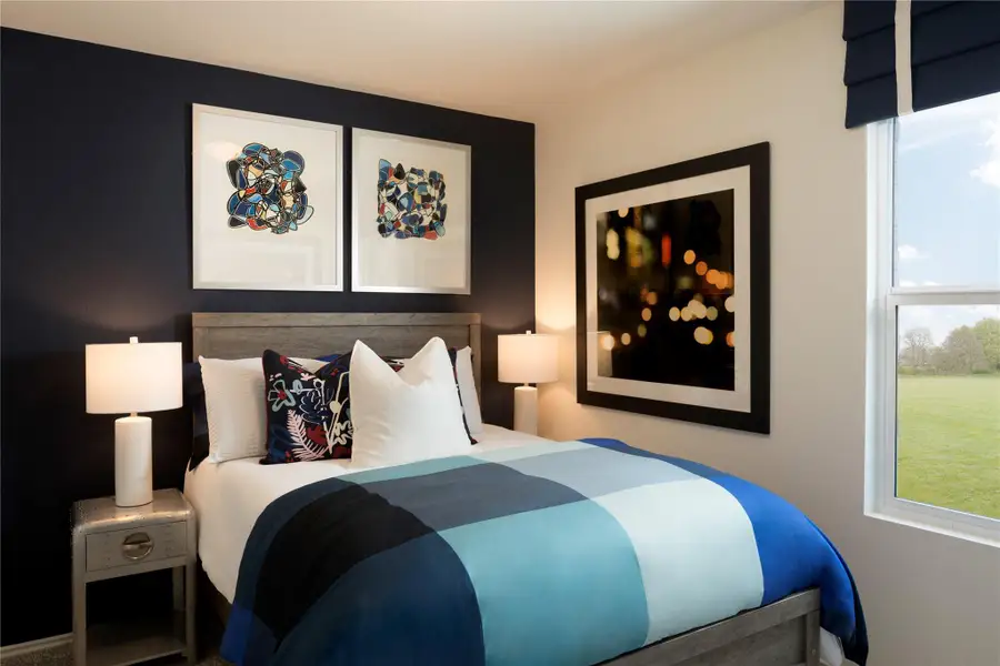 Furnished interior view inside a new home in Plum Creek North, Kyle (Image 6).