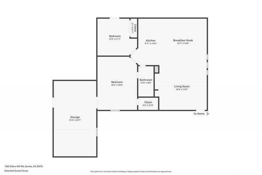 2D floor plan layout of this home in , Senoia, GA (Image 5).
