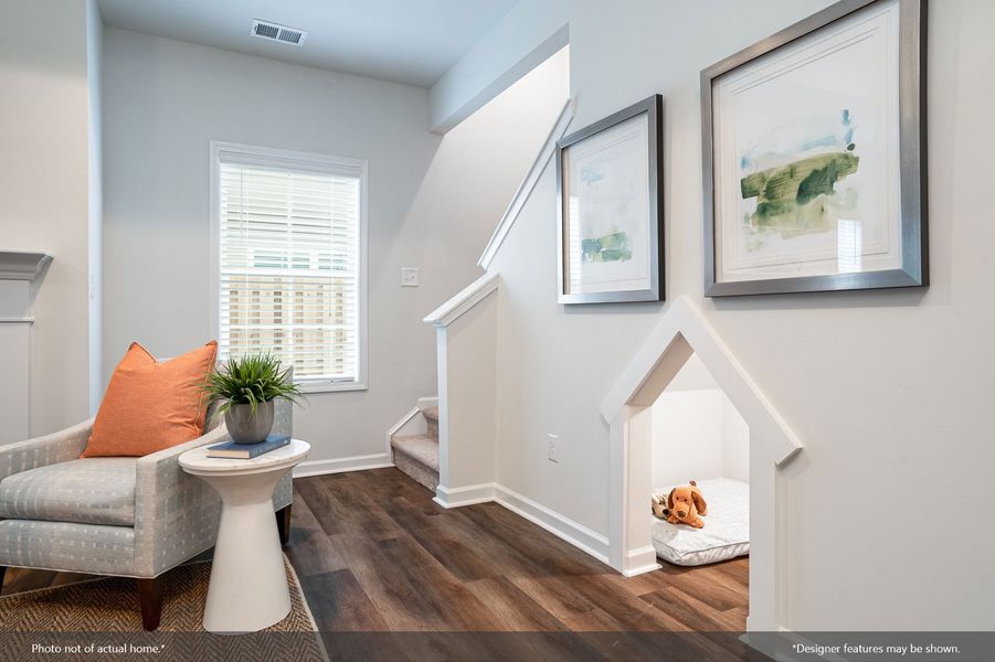 Furnished interior view inside a new home in Ellington, Elgin (Image 9). Furnished interior view inside a new home in Ellington, Elgin (Image 9).