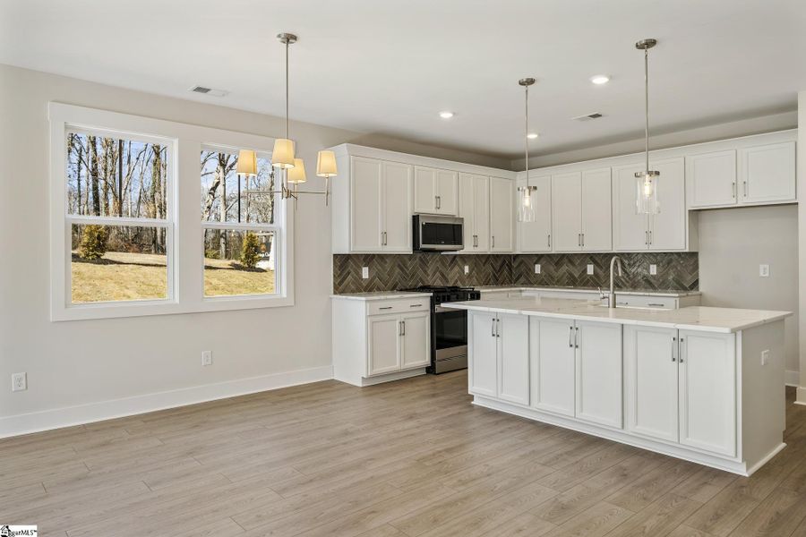 Furnished interior view inside a new home in Saratoga Oaks, Williamston (Image 10).