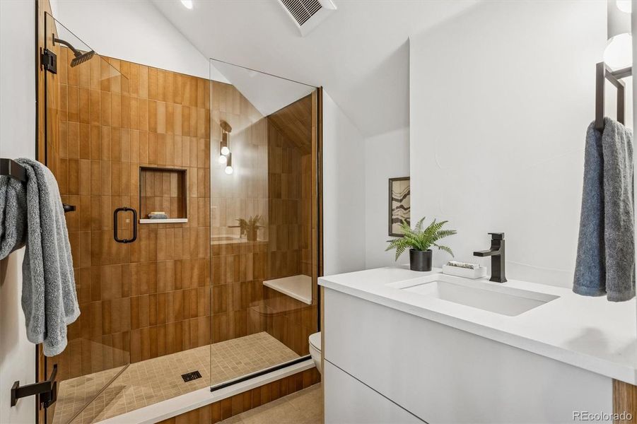 Furnished interior view inside a new home in , Denver (Image 34).