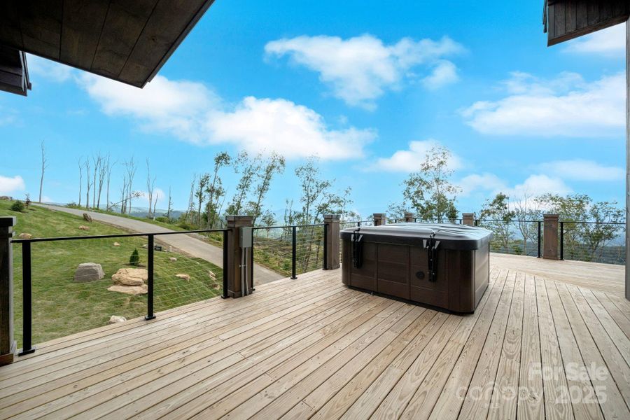 Exterior details and patio area of a home in , Banner Elk (Image 1).