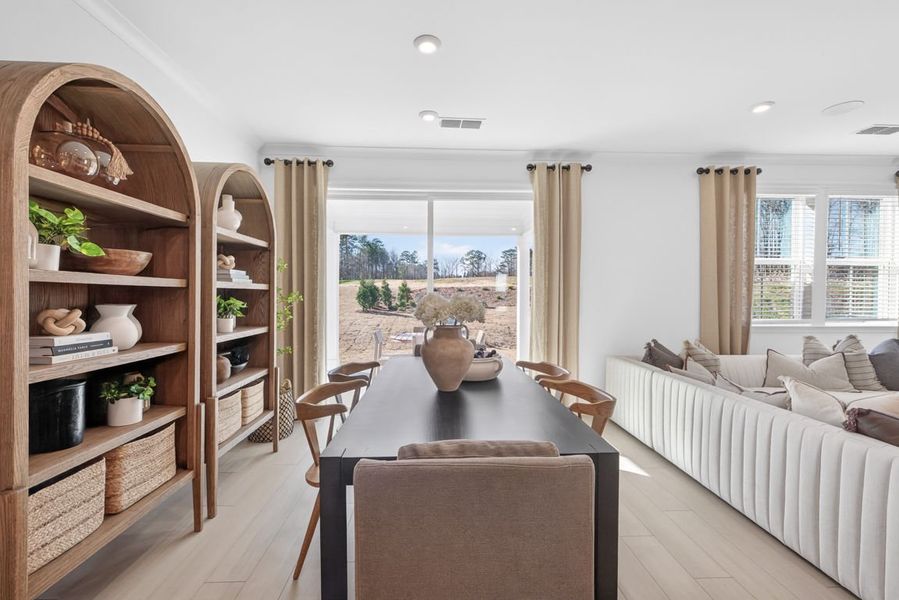 Furnished interior view inside a new home in Linden Grove, Powder Springs (Image 15).