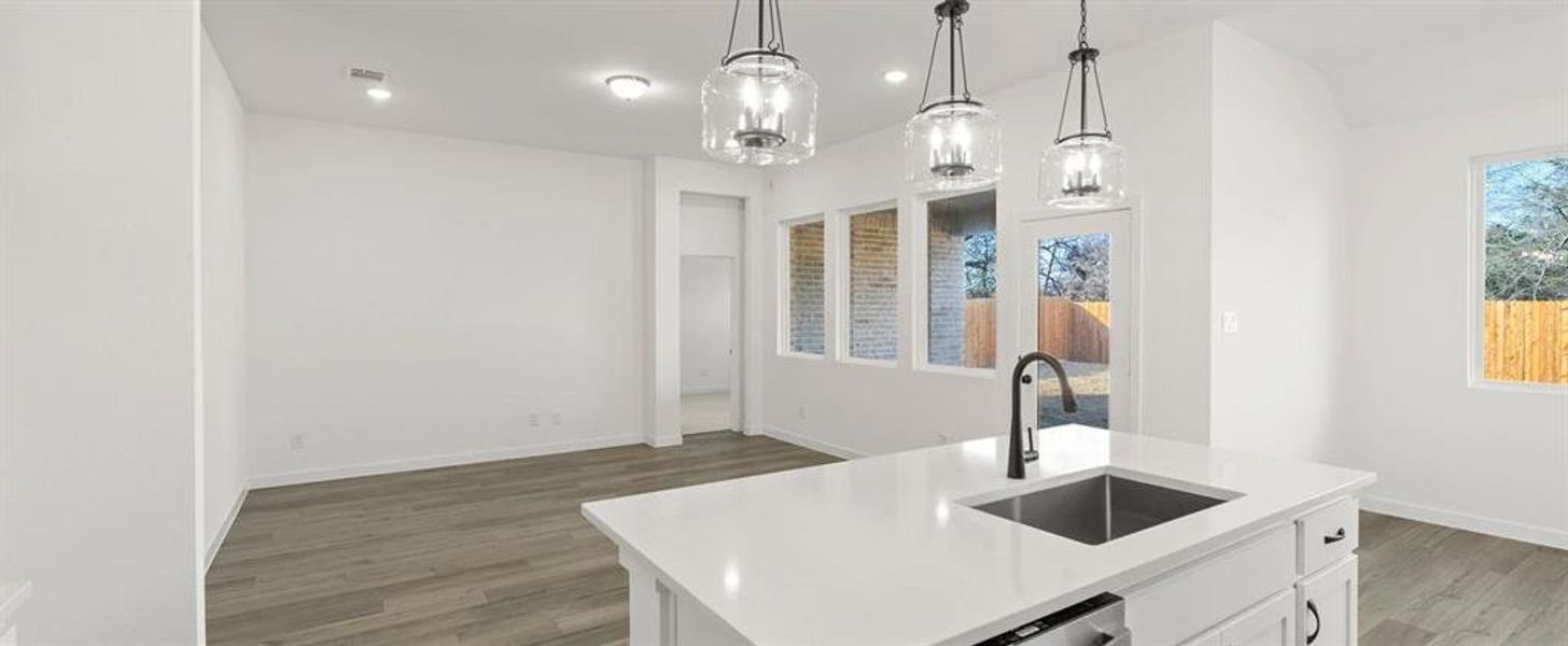 Open Kitchen-Living-Dining Room