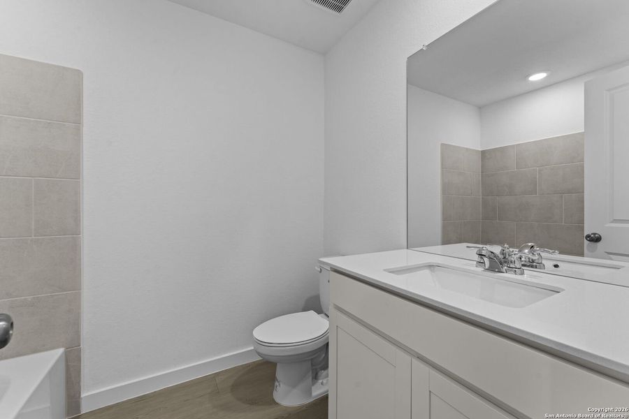 Furnished interior view inside a new home in Hightop Ridge, Converse (Image 7).