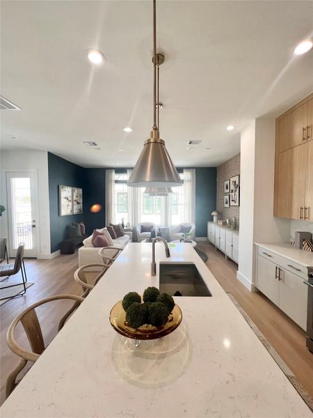 Furnished interior view inside a new home in Thornton Oaks, Houston (Image 33).