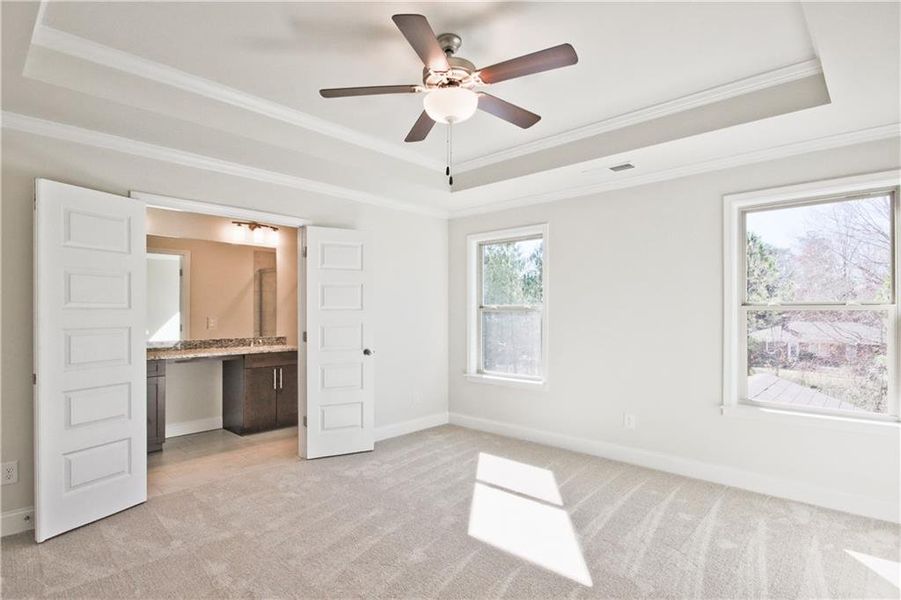 Spacious, unfurnished interior of a new home in Towns at Enclave, Lawrenceville (Image 6). Spacious, unfurnished interior of a new home in Towns at Enclave, Lawrenceville (Image 6).