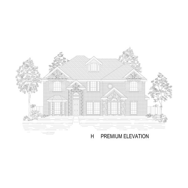 Representative rendering of the exterior for the Stonehaven 2FS by First Texas Homes (Image 18). Representative rendering of the exterior for the Stonehaven 2FS by First Texas Homes (Image 18).