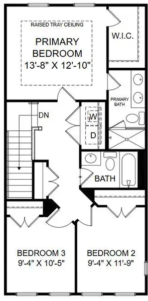 2D floor plan layout of this home in Nexton, Summerville, SC (Image 6). 2D floor plan layout of this home in Nexton, Summerville, SC (Image 6).
