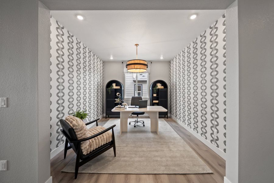 Representative furnished interior of a home built from the Glen by Trumark Homes in Trumark Homes at Tanterra, Parker (Image 9).