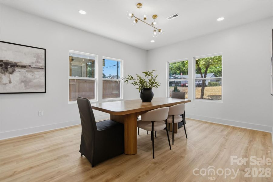 Furnished interior view inside a new home in , Charlotte (Image 13).
