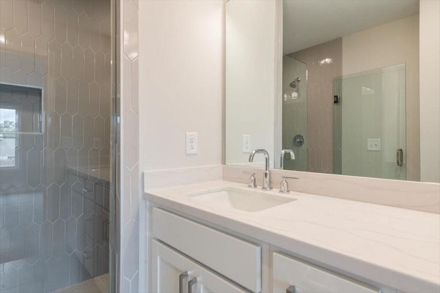 Close-up of interior finishes inside a home in Townes at South Main, Kennesaw (Image 15).