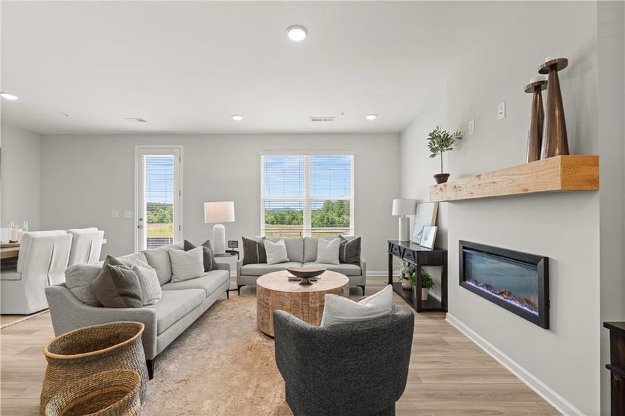 Furnished interior view inside a new home in Hemingway, Cumming (Image 13).