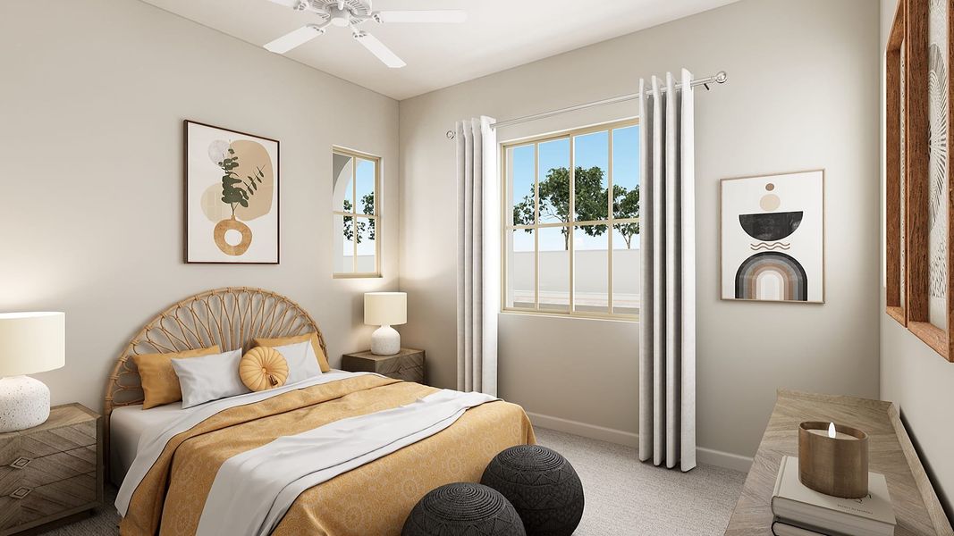 Representative furnished interior of a home built from the Ironwood Plan 40-6 by Tri Pointe Homes in Waterston Central, Gilbert (Image 9).