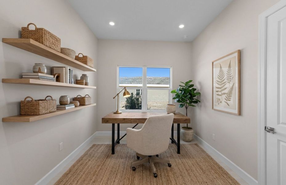Furnished interior view inside a new home in Shores at Stillwater, Englewood (Image 11).