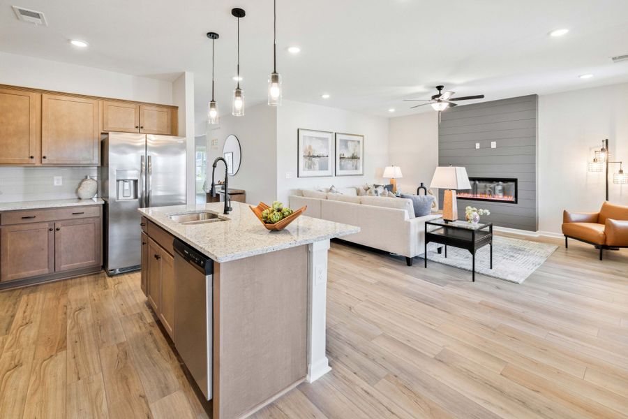 Furnished interior view inside a new home in Jackson Hills, Clarksville (Image 11).