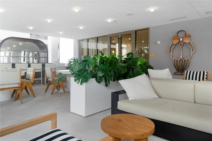 Furnished interior view inside a new home in , Miami (Image 15).