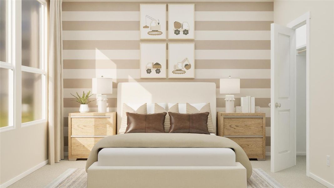 Furnished interior view inside a new home in River Bridge Ranch: Coastline Collection, San Marcos (Image 17). Furnished interior view inside a new home in River Bridge Ranch: Coastline Collection, San Marcos (Image 17).