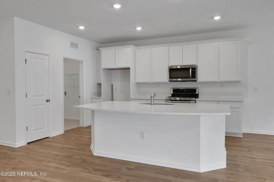 Furnished interior view inside a new home in Cordova Palms, St. Augustine (Image 4).