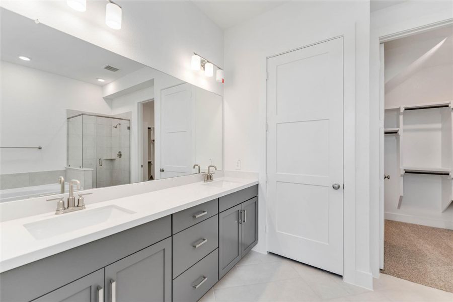 Furnished interior view inside a new home in Elyson, Katy (Image 13).